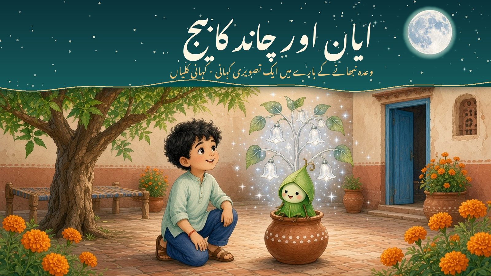 ایان اور چاند کا بیج کا سرورق